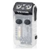 VEVOR Rechargeable Keychain Flashlight, Mini LED Flashlight with 13 Lighting Modes, Portable Pocket Flashlight with Clip