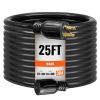 VEVOR 30 Amp Generator Cord and Power Inlet Box Kit, 25 FT, NEMA L14-30P/L14-30R STW 10 AWG Generator Power Extension Cord with Twist Lock Connector