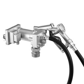 VEVOR Fuel Transfer Pump, 12V DC 15 GPM, Cast Iron Diesel Transfer Pump Kit, with Manual Shut-Off Nozzle, Discharge Hose, Overheat Protection