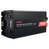 VEVOR 4000W Power Inverter, 12V DC to 120V AC Modified Sine Wave Inverter, Solar Car Charger Converter with LCD Display, Remote Control, 2 USB Ports