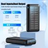 Portable Charger 30000mAh,Solar Power Bank USB-A&USB-C,Compact Power Bank Fast Charging for Mobile Phone,Compatible with Multi-devices, Christmas Gift