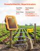 VEVOR Solar Fence Charger, 0.3J 8 kV Solar Powered Fence Charger, 1.86 Miles Range, Weather-Resistant Electric Fence Energizer Kit, 7 Days Runtime