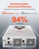 VEVOR Hybrid Solar Inverter, 6000W, All in One Pure Sine Wave Power Inverter Charger, 48V DC to Single-Phase 220/230V AC