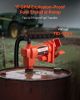 VEVOR Fuel Transfer Pump 110V, 15 GPM 57 L/min, AC Electric Oil Transfer Pump, 8 ft/2.4 m Max Suction Lift, 37 ft/11.28 m Max Lift