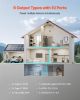 VEVOR Portable Power Station, 3600W 3840Wh Power Station Solar Generator with 10 Output Ports & Adjustable Input Power