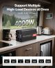 VEVOR 4000W Power Inverter, 12V DC to 120V AC Modified Sine Wave Inverter, Solar Car Charger Converter with LCD Display, Remote Control, 2 USB Ports
